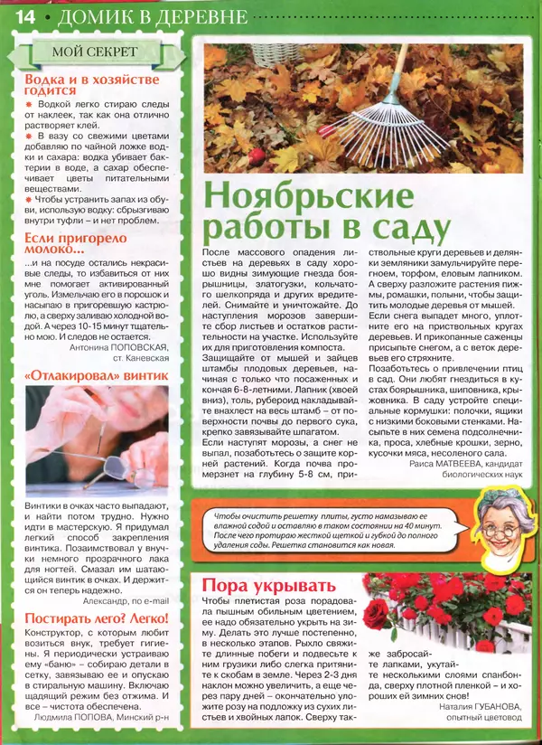 КулЛиб.   журнал Сваты на пенсии - Сваты на пенсии 2015 №10(13). Страница № 14