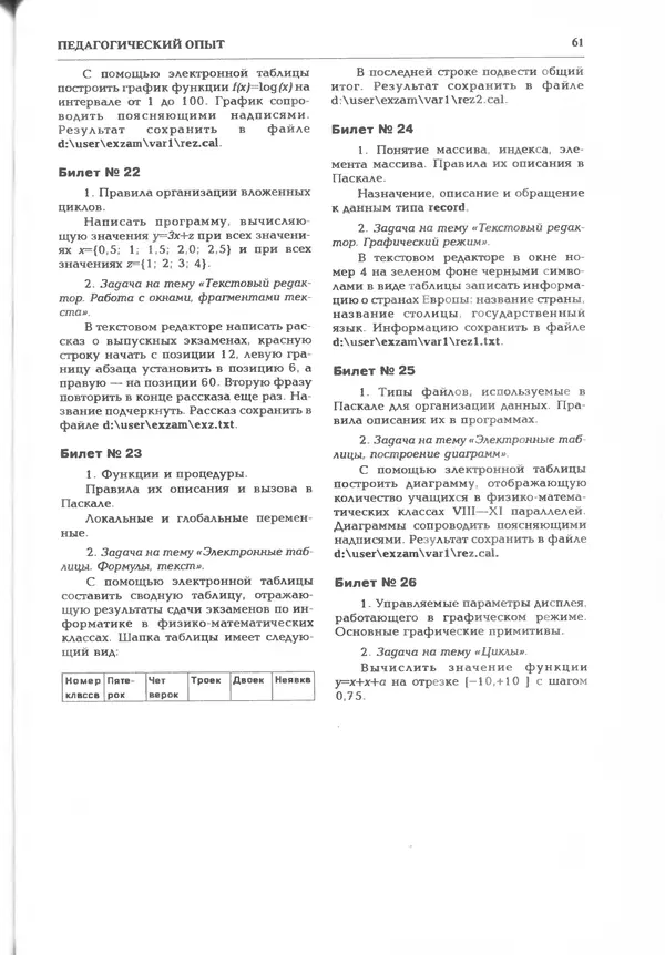 КулЛиб.   журнал «Информатика и образование» - Информатика и образование 1995 №06. Страница № 63