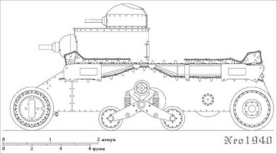 Первые колёсно-гусеничные военные машины Джона Уолтера Кристи 1916-1927. Кирилл Ромасёв. Иллюстрация 99