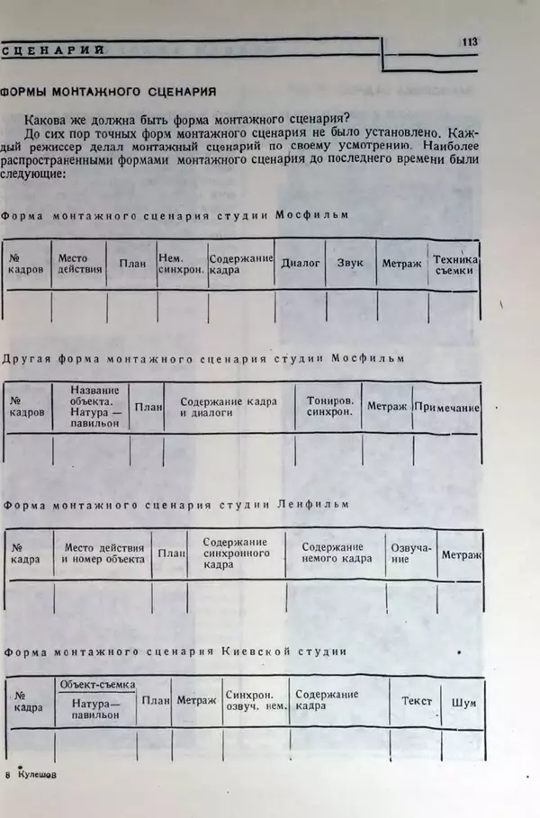 Лев Кулешов - Основы кинорежиссуры - Страница № 109