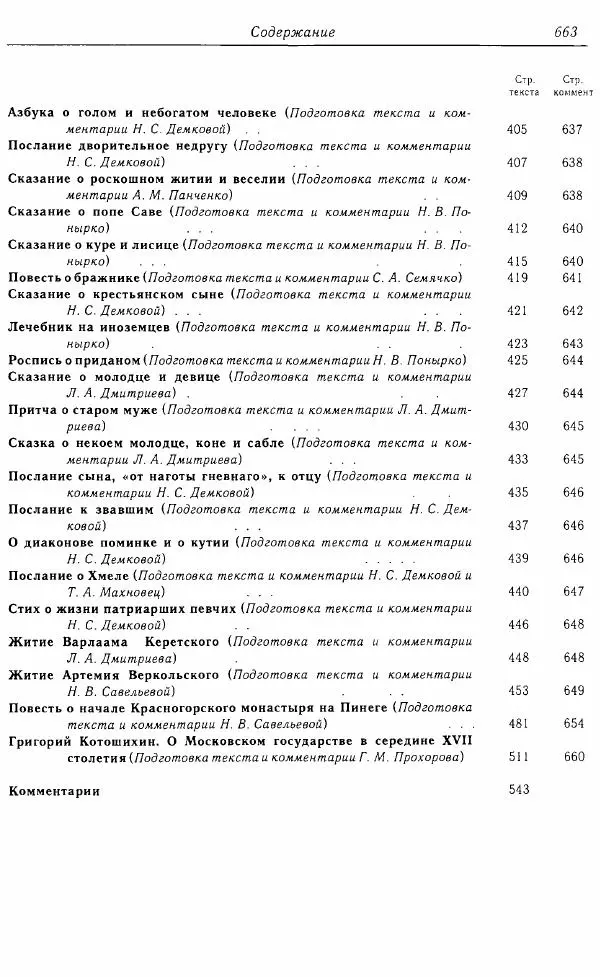  Коллектив авторов - Том 16 (XVII век, «смеховой мир») - Страница № 664