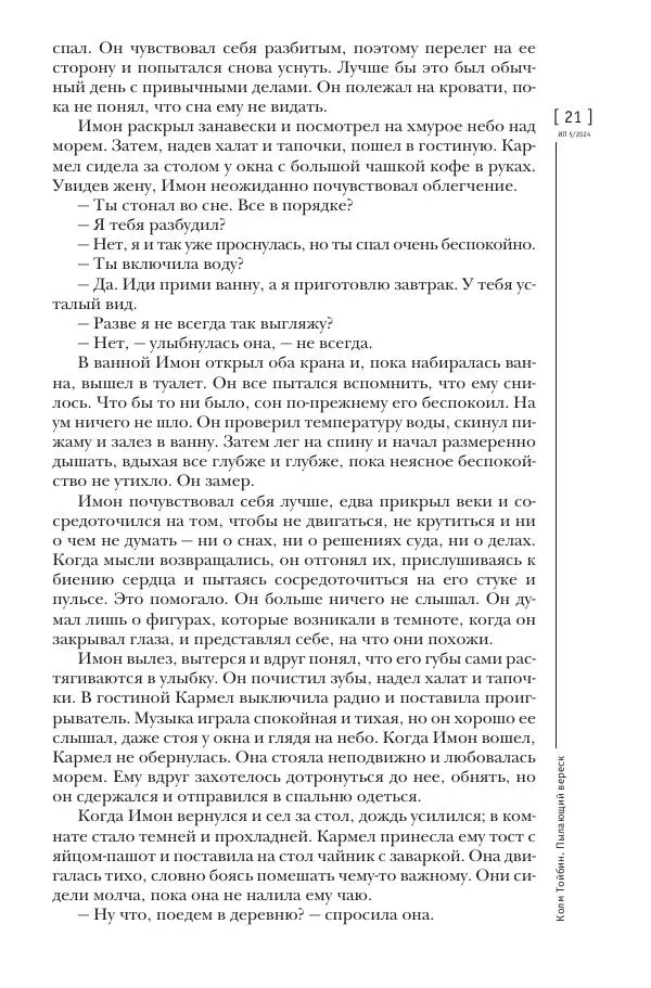 Колм Тойбин - Пылающий вереск - Страница № 19