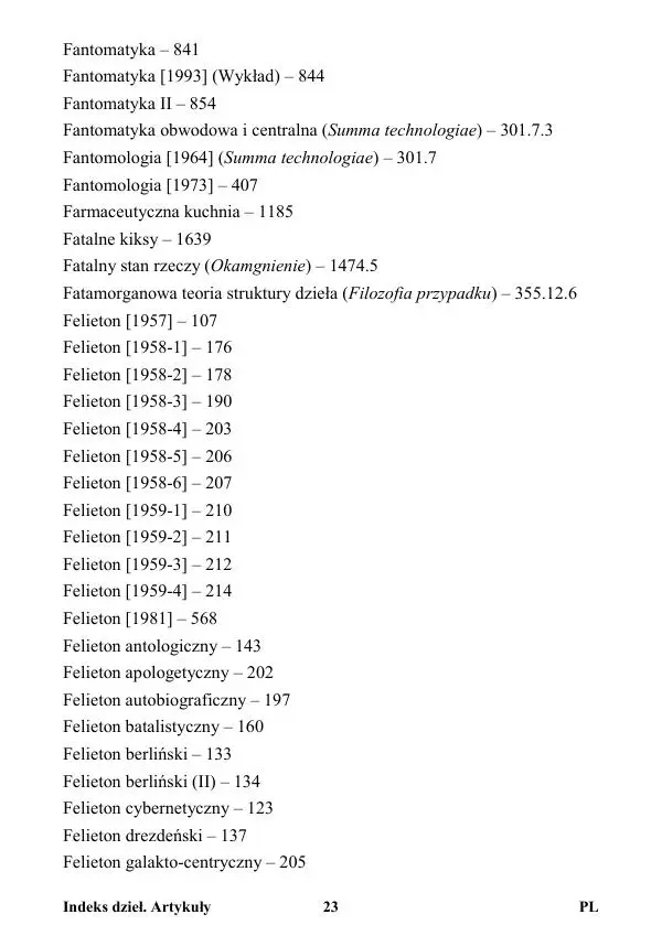 Виктор Язневич - Станислав Лем Нон Фикшн. Том 2: Указатели - Страница № 24