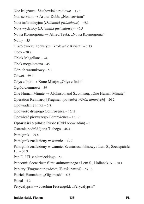 Виктор Язневич - Станислав Лем Нон Фикшн. Том 2: Указатели - Страница № 136