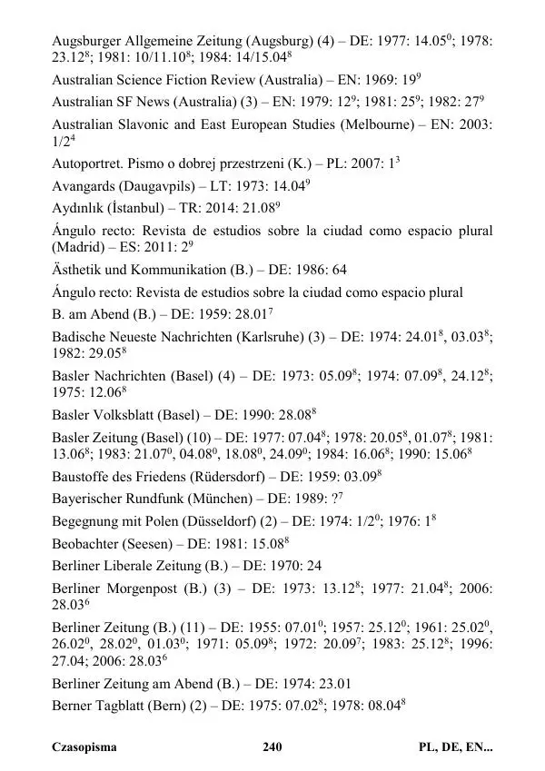 Виктор Язневич - Станислав Лем Нон Фикшн. Том 2: Указатели - Страница № 241