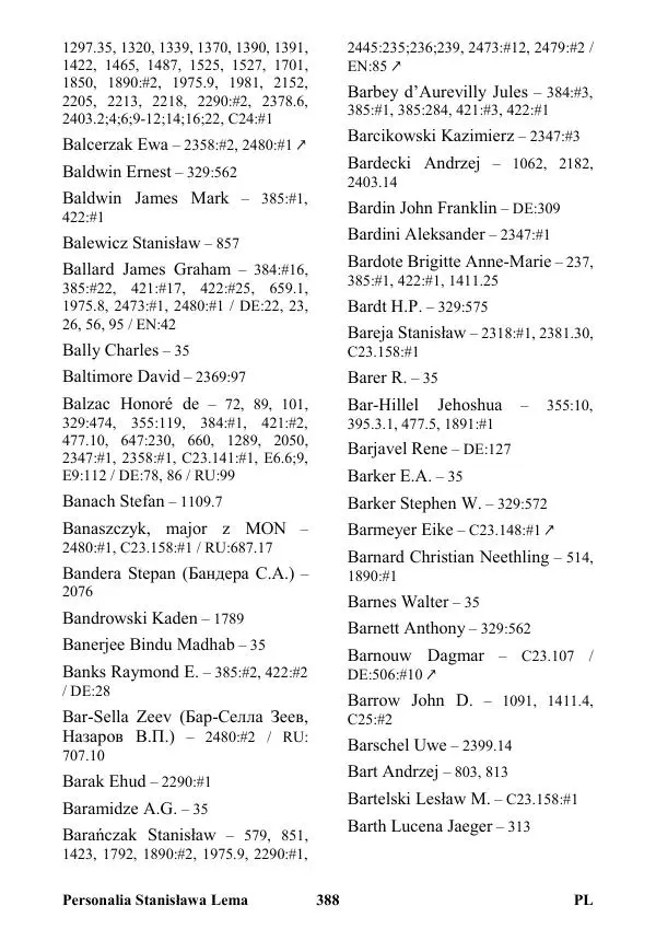 Виктор Язневич - Станислав Лем Нон Фикшн. Том 2: Указатели - Страница № 389