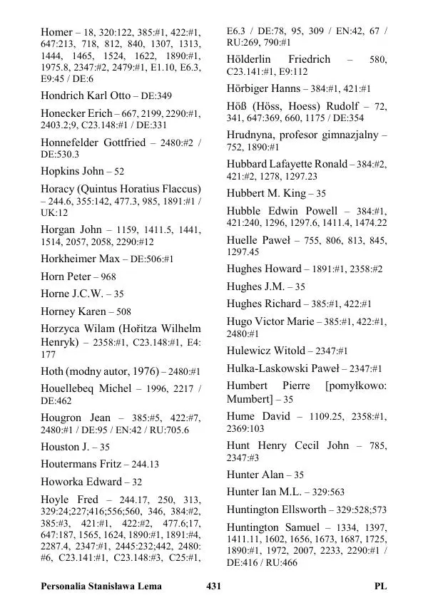 Виктор Язневич - Станислав Лем Нон Фикшн. Том 2: Указатели - Страница № 432