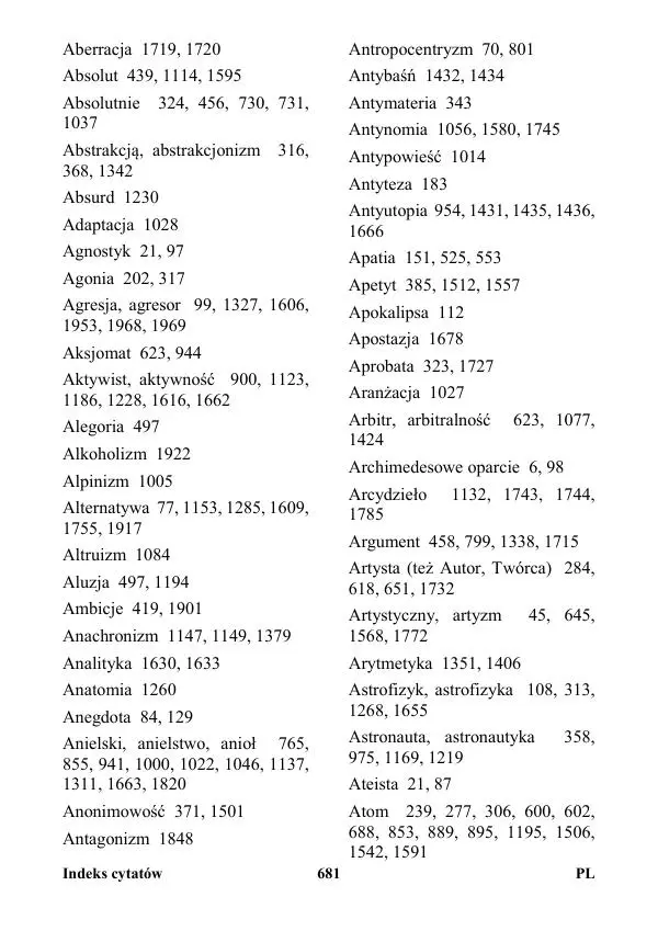Виктор Язневич - Станислав Лем Нон Фикшн. Том 2: Указатели - Страница № 682