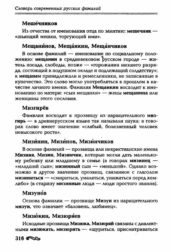 И. Ганжина - Словарь современных русских фамилий - Страница № 317