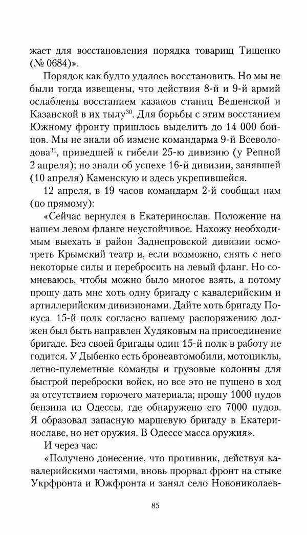 Владимир Антонов-Овсеенко - Записки о Гражданской войне 1919 Книга третья (том 4) - Страница № 86
