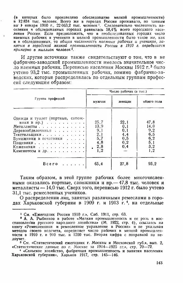Адольф Рашин - Формирование рабочего класса в России. Историко-экономические очерки - Страница № 143