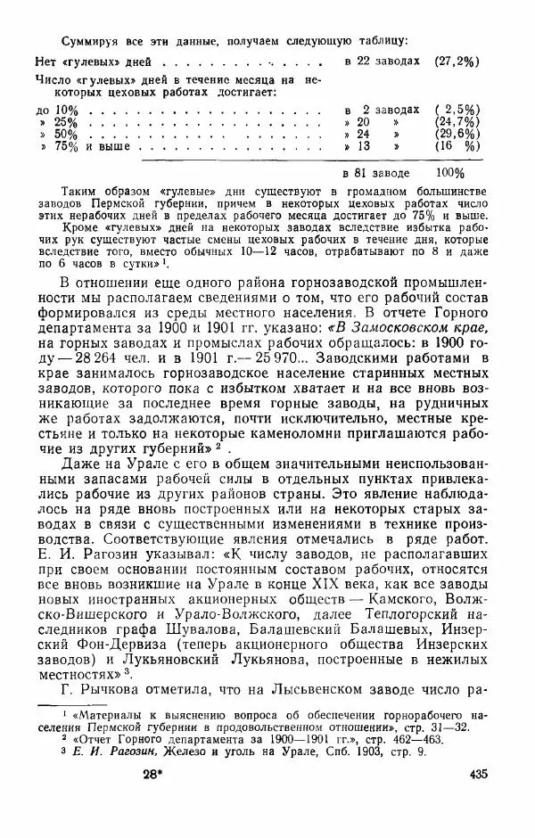 Адольф Рашин - Формирование рабочего класса в России. Историко-экономические очерки - Страница № 435