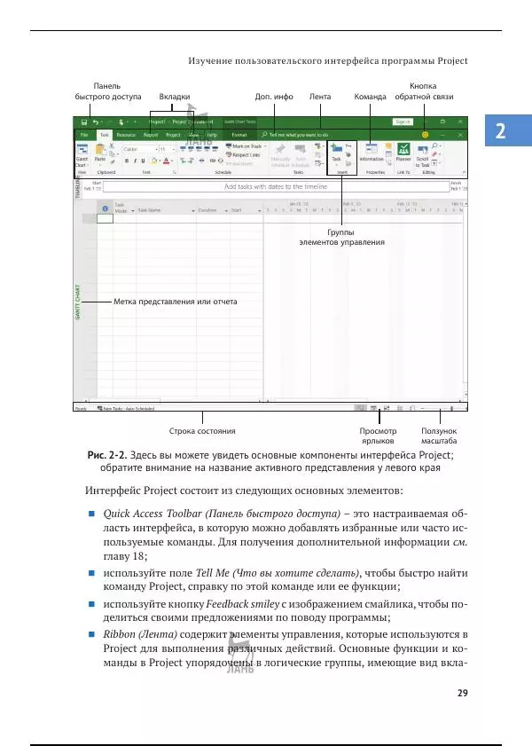 Синди Льюис - Microsoft Project 2019. Шаг за шагом - Страница № 26