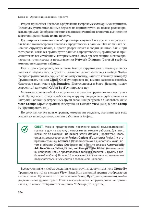 Синди Льюис - Microsoft Project 2019. Шаг за шагом - Страница № 297