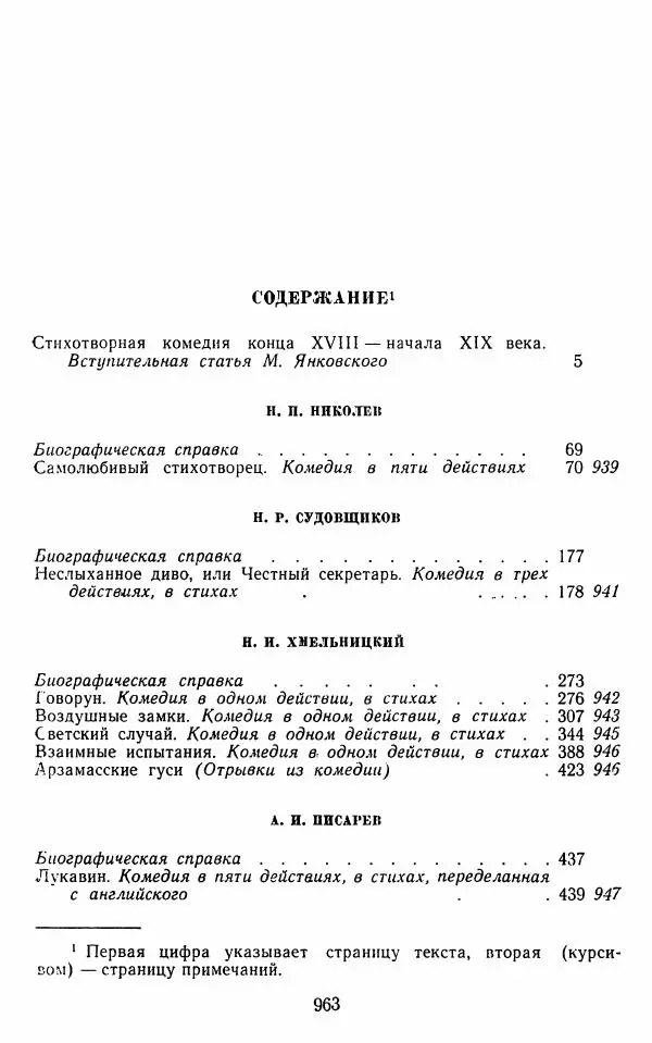  Сборник - Стихотворная комедия конца XVIII - начала XIX в. - Страница № 964