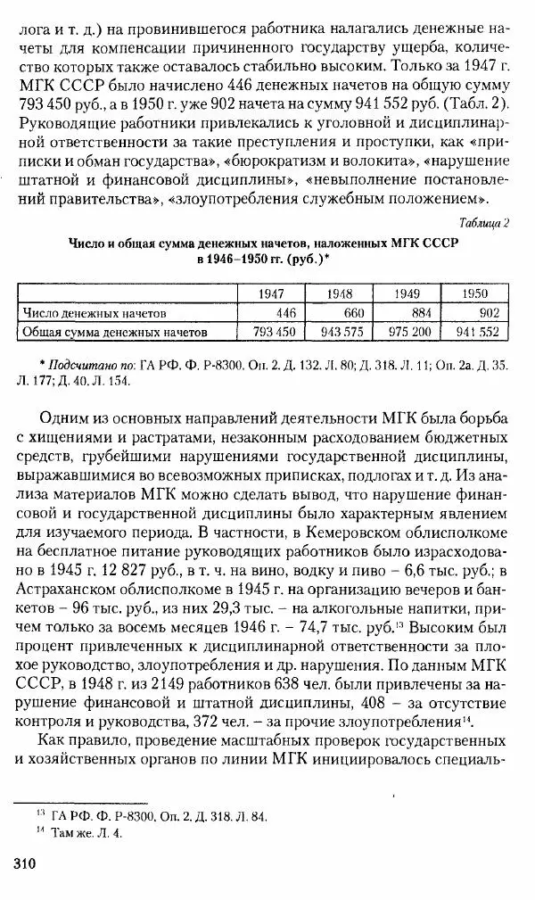 Коллектив авторов История - Советское государство и общество в период позднего сталинизма. 1945-1953 гг. Материалы VII международной научной конференции. Тверь. 4-6 декабря 2014 г. - Страница № 311
