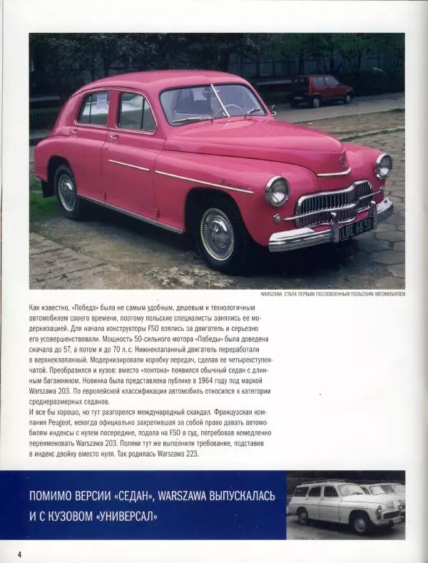  журнал Полицейские машины мира - Warszawa 223. Народная милиция Польши - Страница № 4