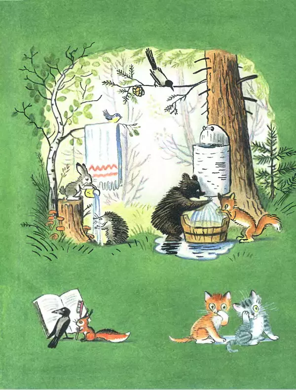 Корней Чуковский - Сказки Корнея Чуковского в картинках В. Сутеева - Страница № 4