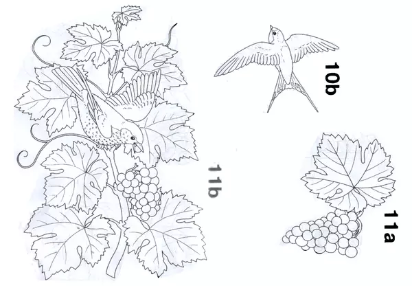 Вернер Шультце - Птичьи мотивы : Живопись витражными красками - Страница № 39