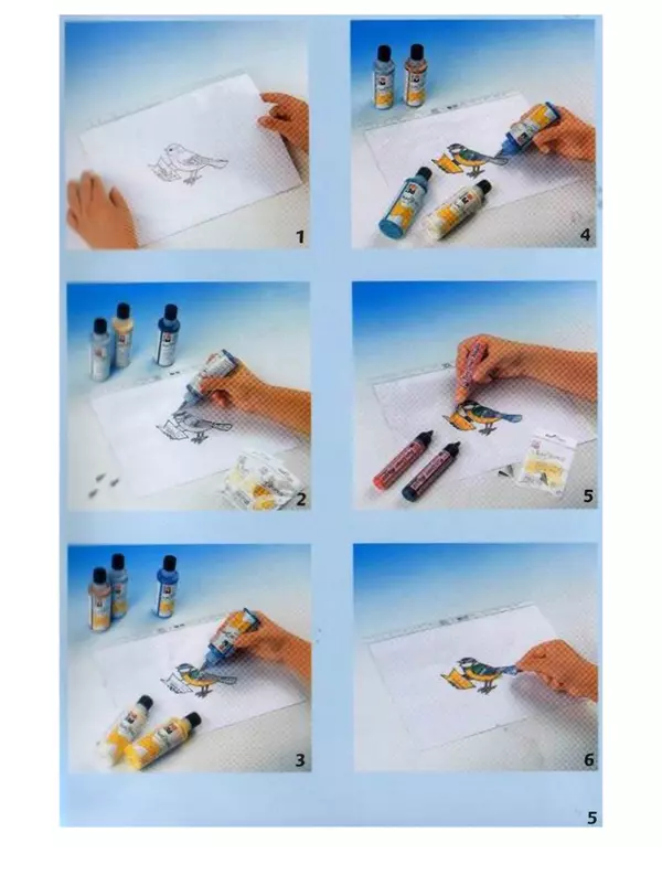 Вернер Шультце - Птичьи мотивы : Живопись витражными красками - Страница № 5