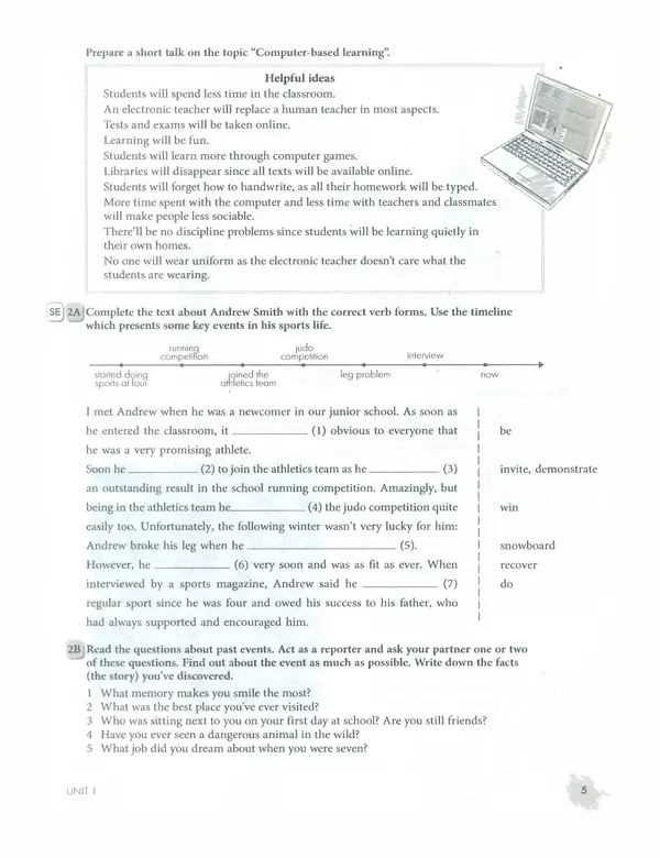 Мерем Биболетова - Enjoy English: Рабочая тетрадь №2 для 10 класса - Страница № 6