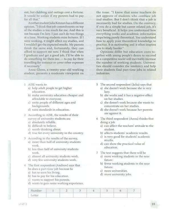 Мерем Биболетова - Enjoy English: Рабочая тетрадь №2 для 11 класса - Страница № 26