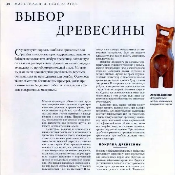 Энтони Деннинг - Резьба по дереву. Практическое пособие - Страница № 23