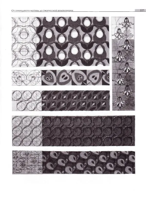 Мария Якушева - Трансформация природного мотива в орнаментальную декоративную форму - Страница № 228
