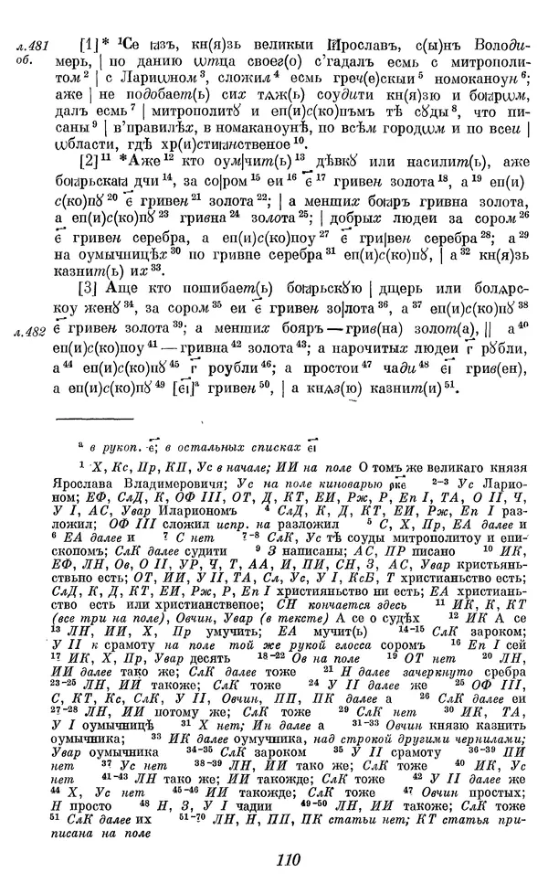 Лев Черепнин - Дрекнерусские Княжеские уставы XI-XV вв - Страница № 111