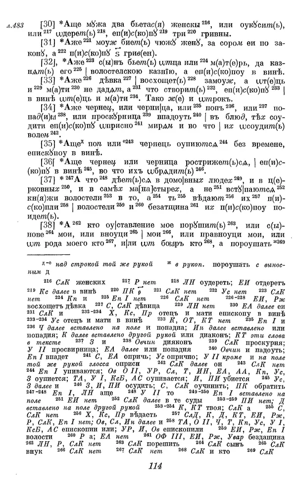 Лев Черепнин - Дрекнерусские Княжеские уставы XI-XV вв - Страница № 115