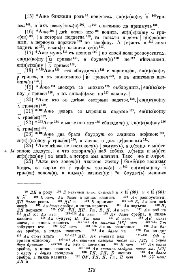 Лев Черепнин - Дрекнерусские Княжеские уставы XI-XV вв - Страница № 119