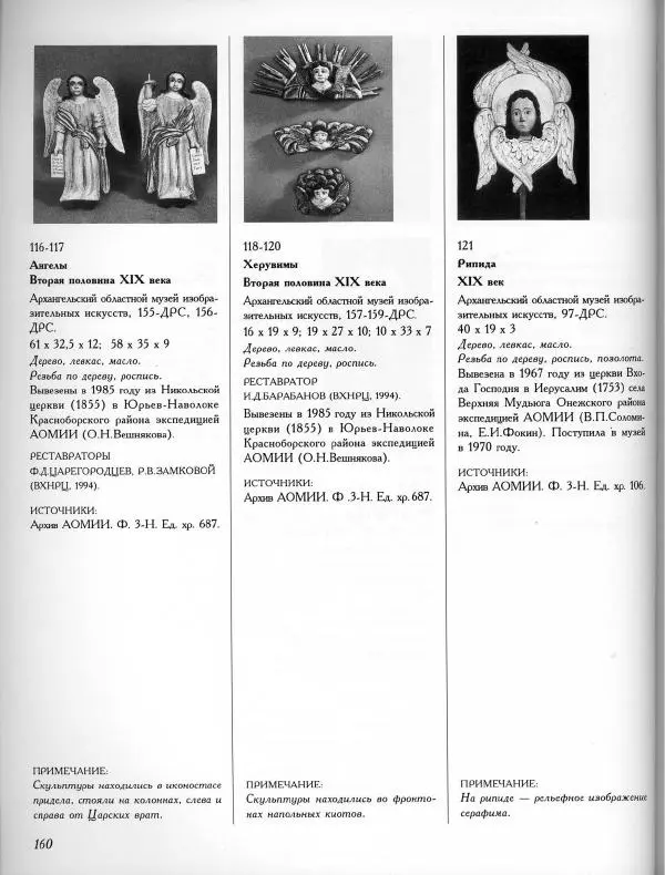  Коллектив авторов - Резные иконостасы и деревянная скульптура Русского Севера. Каталог выставки - Страница № 162