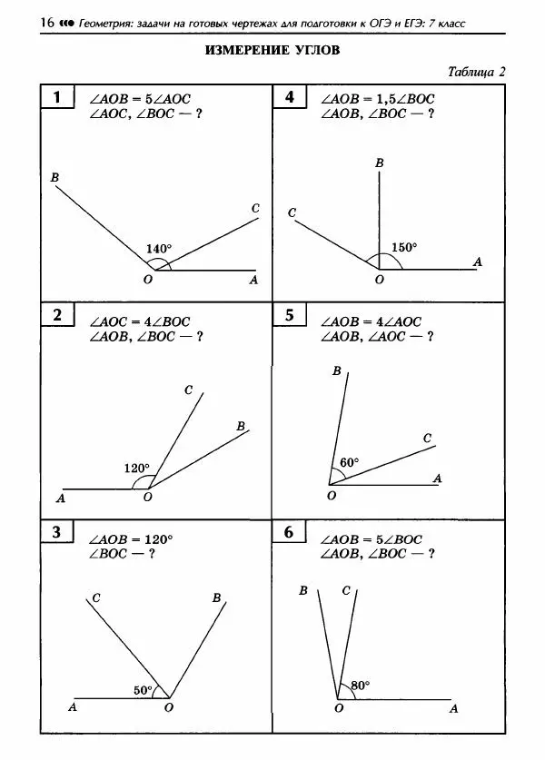 Эдуард Балаян - Геометрия : задачи на готовых чертежах для подготовки к ОГЭ и ЕГЭ (базовый уровень) : 7 класс - Страница № 17