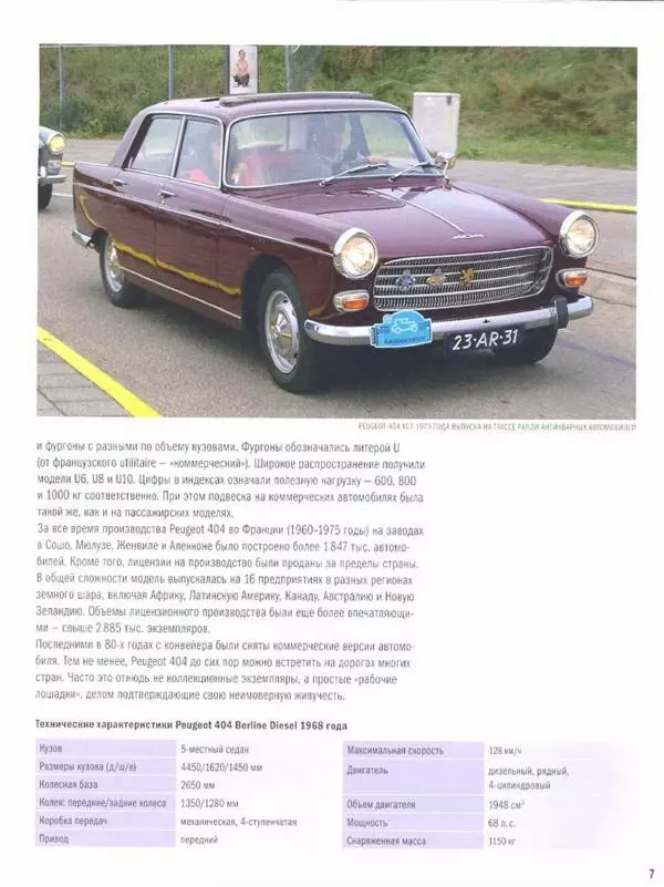  журнал Полицейские машины мира - Peugeot 404. Британская полиция Южной Африки - Страница № 7