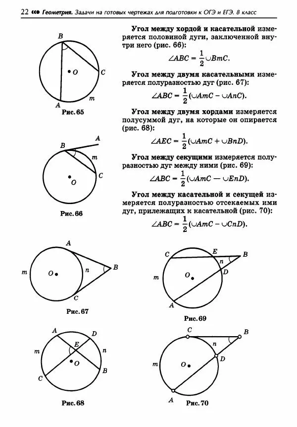 Эдуард Балаян - Геометрия : задачи на готовых чертежах для подготовки к ОГЭ и ЕГЭ : 8 класс : профильный уровень - Страница № 23