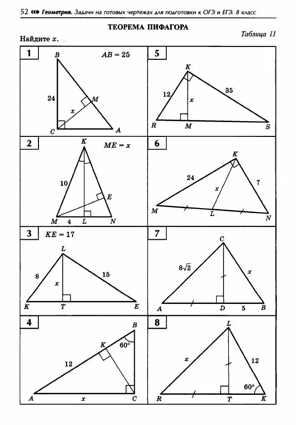 Эдуард Балаян - Геометрия : задачи на готовых чертежах для подготовки к ОГЭ и ЕГЭ : 8 класс : профильный уровень - Страница № 53