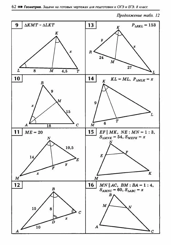 Эдуард Балаян - Геометрия : задачи на готовых чертежах для подготовки к ОГЭ и ЕГЭ : 8 класс : профильный уровень - Страница № 63
