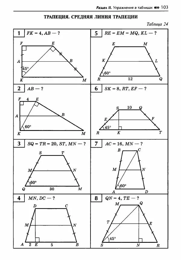 Эдуард Балаян - Геометрия : задачи на готовых чертежах для подготовки к ОГЭ и ЕГЭ : 8 класс : профильный уровень - Страница № 104