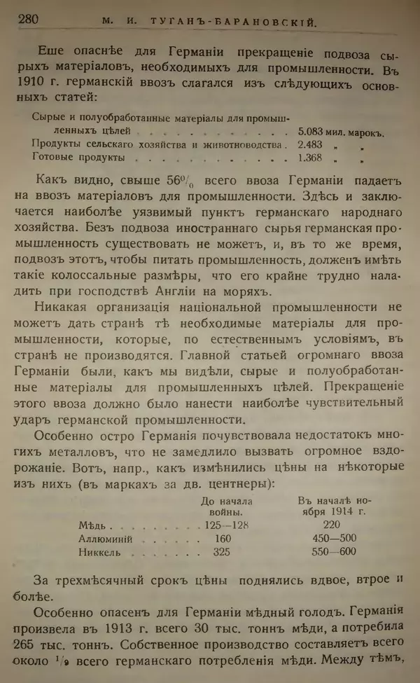Михаил Туган-Барановский - Вопросы мировой войны - Страница № 303