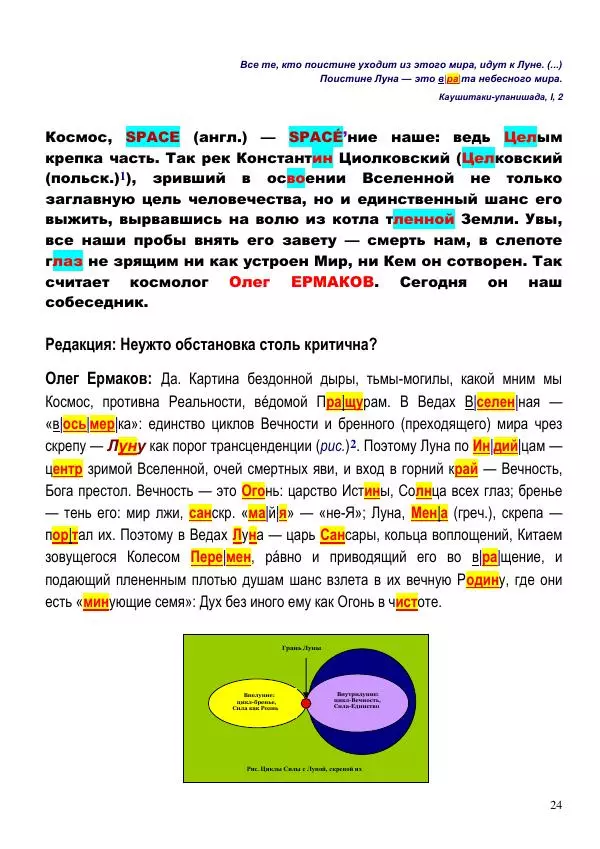 Олег Ермаков - Не наука, но Логос. Библейское откровение «В начале было Слово» — прямое указание к созданию истинной Единой Теории Поля - Страница № 24