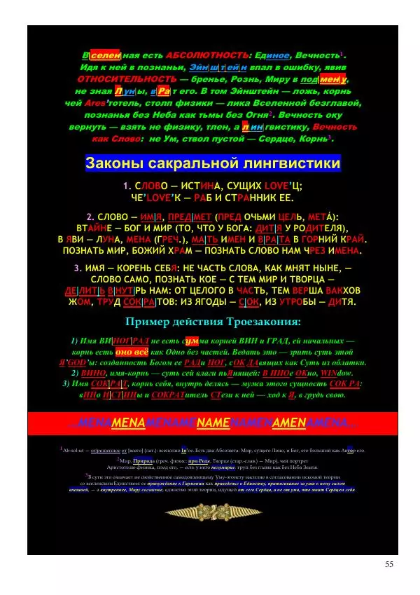 Олег Ермаков - Не наука, но Логос. Библейское откровение «В начале было Слово» — прямое указание к созданию истинной Единой Теории Поля - Страница № 55