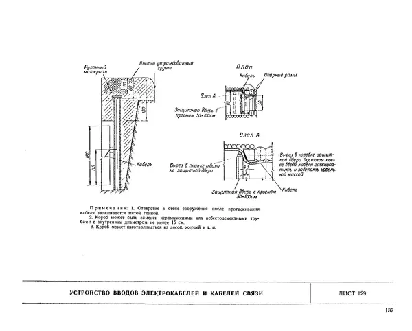 Министерство Обороны СССР - Альбом типовых сооружений для полевых позиций войск (рабочие чертежи) - Страница № 134