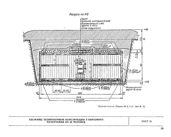 Министерство Обороны СССР - Альбом типовых сооружений для полевых позиций войск (рабочие чертежи) - Страница № 26
