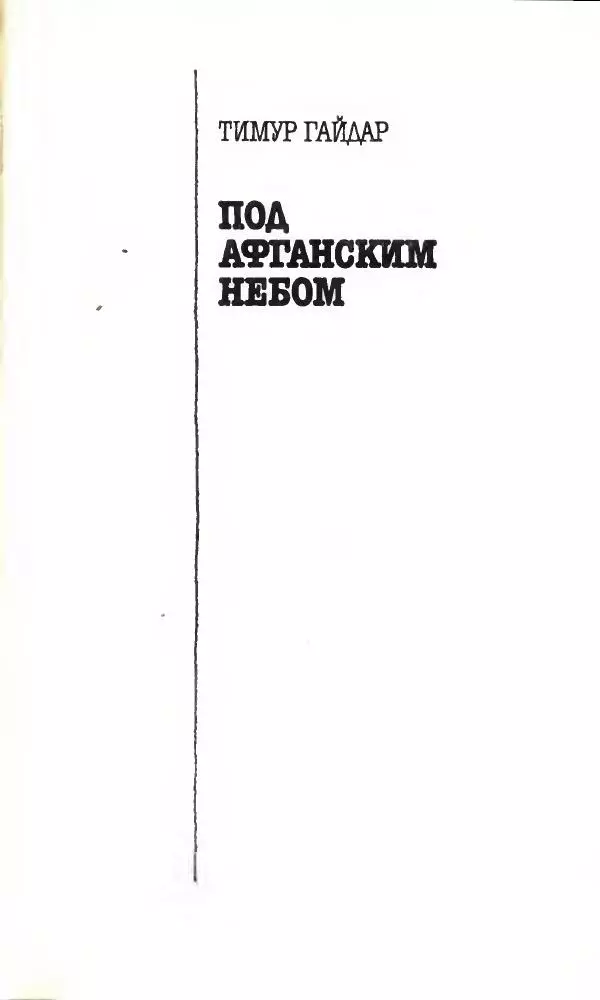 Тимур Гайдар - По волчьему следу. Под афганским небом - Страница № 215