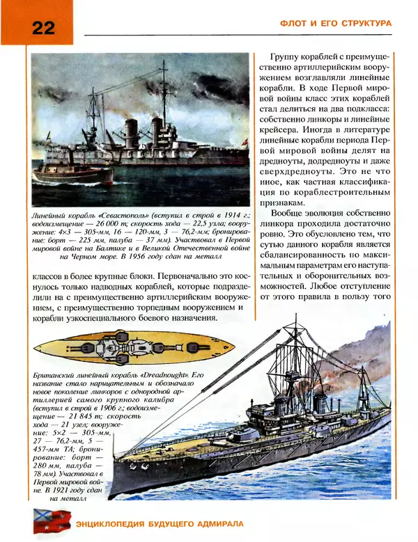 Андрей Платонов - Энциклопедия будущего адмирала. О флоте и кораблях - Страница № 22