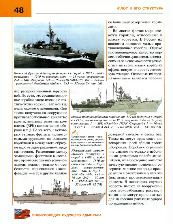 Андрей Платонов - Энциклопедия будущего адмирала. О флоте и кораблях - Страница № 48