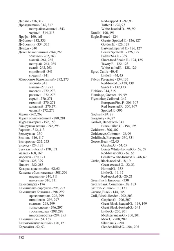 Герман Русанов - Птицы Нижней Волги - Страница № 382