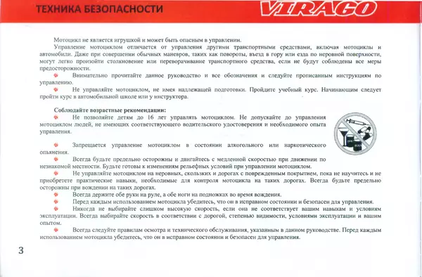  Автор неизвестен - Irbis Virago. Руководство по эксплуатации - Страница № 9