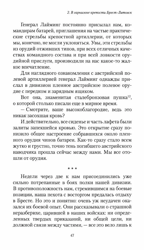 Болеслав Веверн - 6-я батарея: 1914-1917. Повесть о времени великого служения Родине - Страница № 48