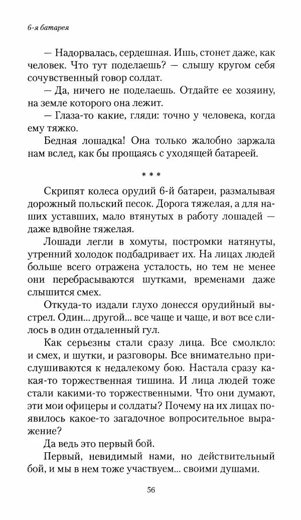 Болеслав Веверн - 6-я батарея: 1914-1917. Повесть о времени великого служения Родине - Страница № 57